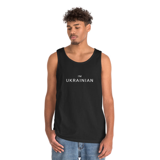 I'm Ukrainian - Unisex Heavy Cotton Tank Top