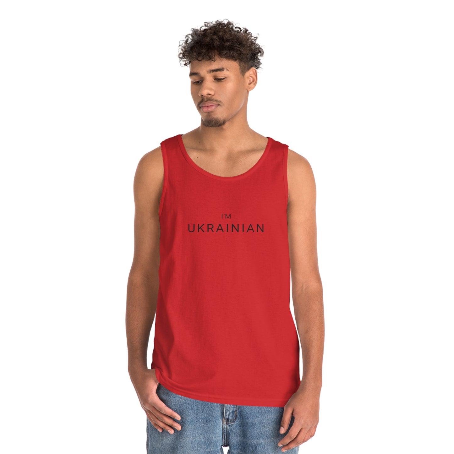 I'm Ukrainian - Unisex Heavy Cotton Tank Top