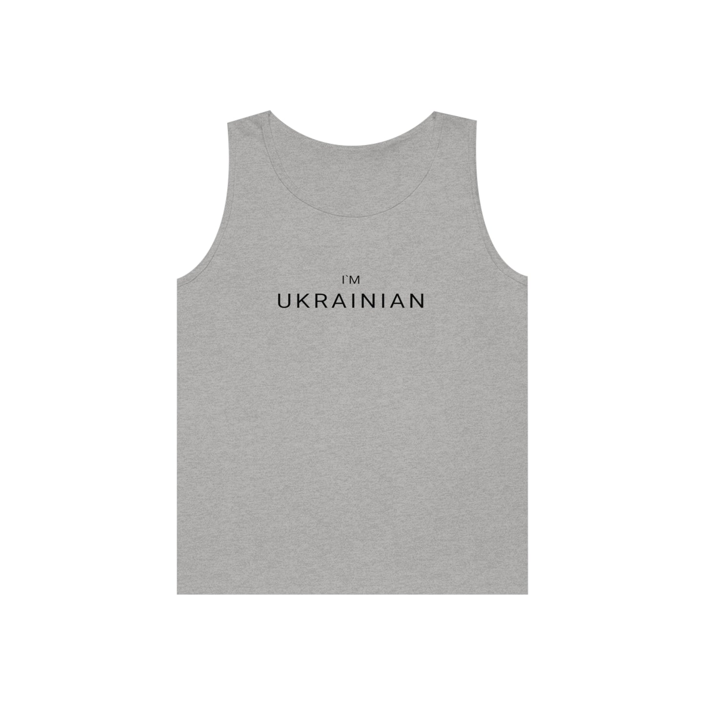 I'm Ukrainian - Unisex Heavy Cotton Tank Top