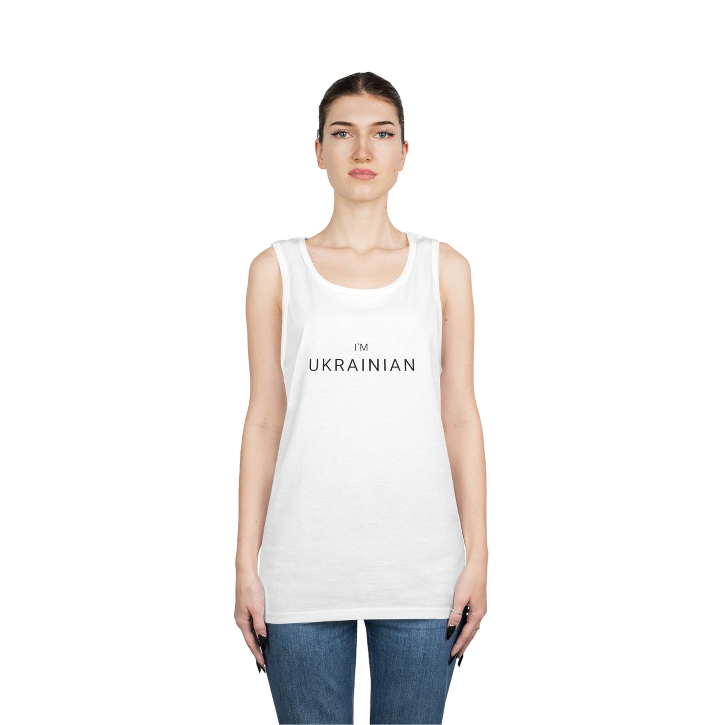 I'm Ukrainian - Unisex Heavy Cotton Tank Top