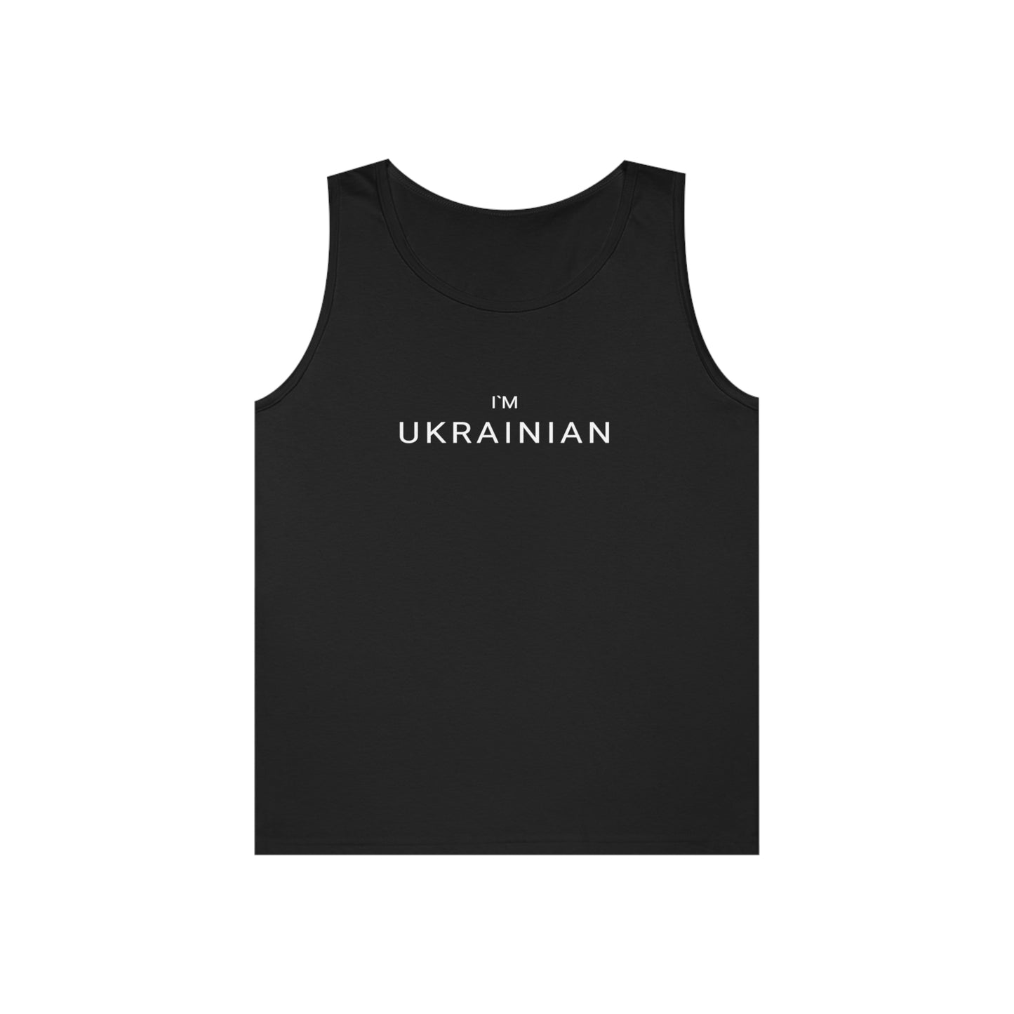 I'm Ukrainian - Unisex Heavy Cotton Tank Top