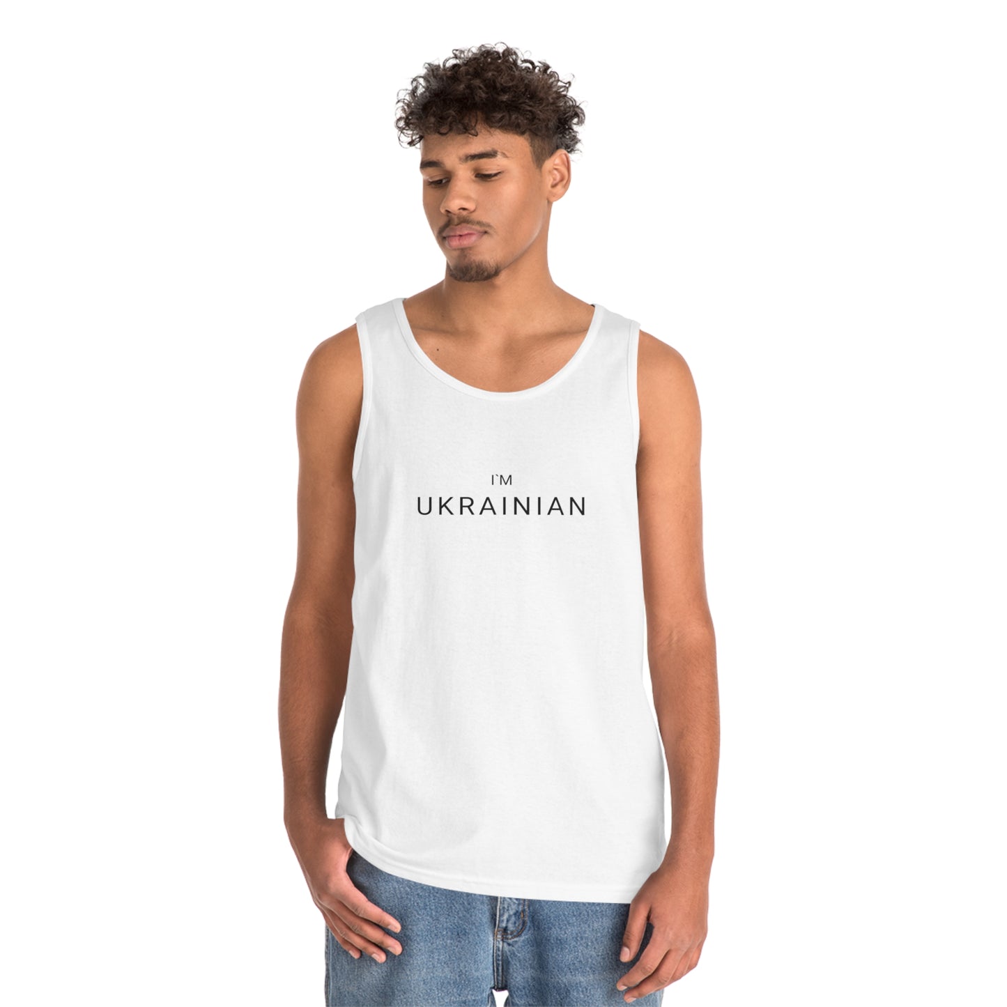 I'm Ukrainian - Unisex Heavy Cotton Tank Top