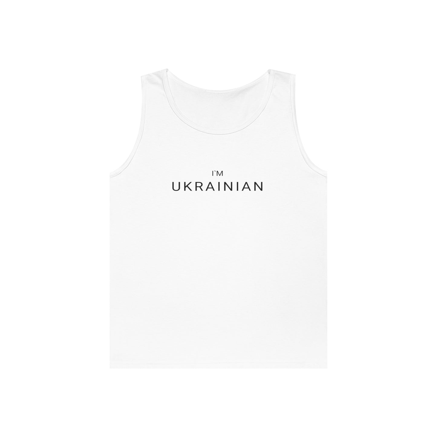 I'm Ukrainian - Unisex Heavy Cotton Tank Top