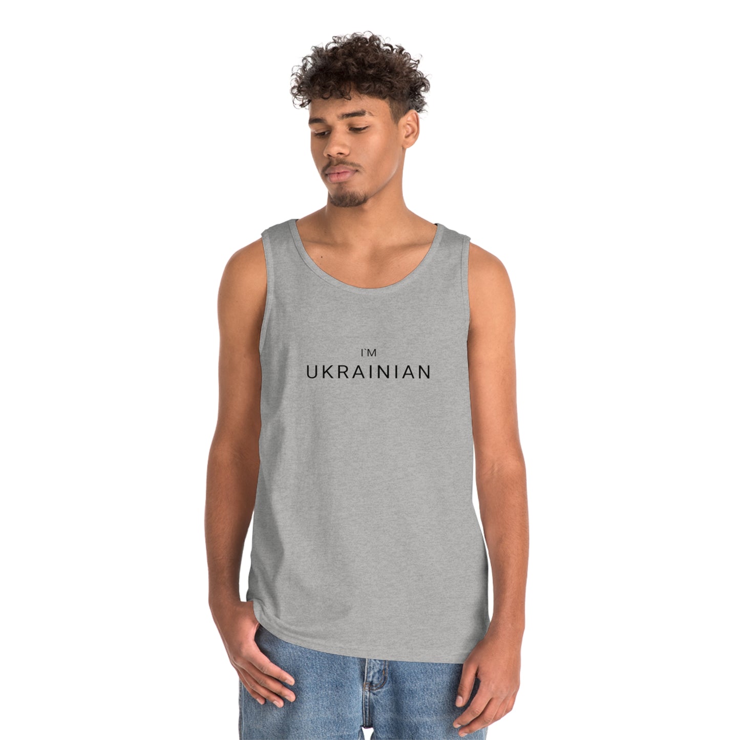 I'm Ukrainian - Unisex Heavy Cotton Tank Top