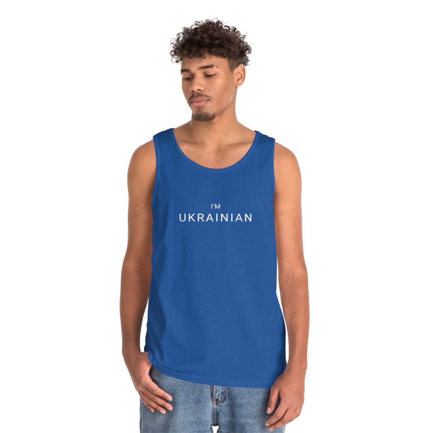 I'm Ukrainian - Unisex Heavy Cotton Tank Top