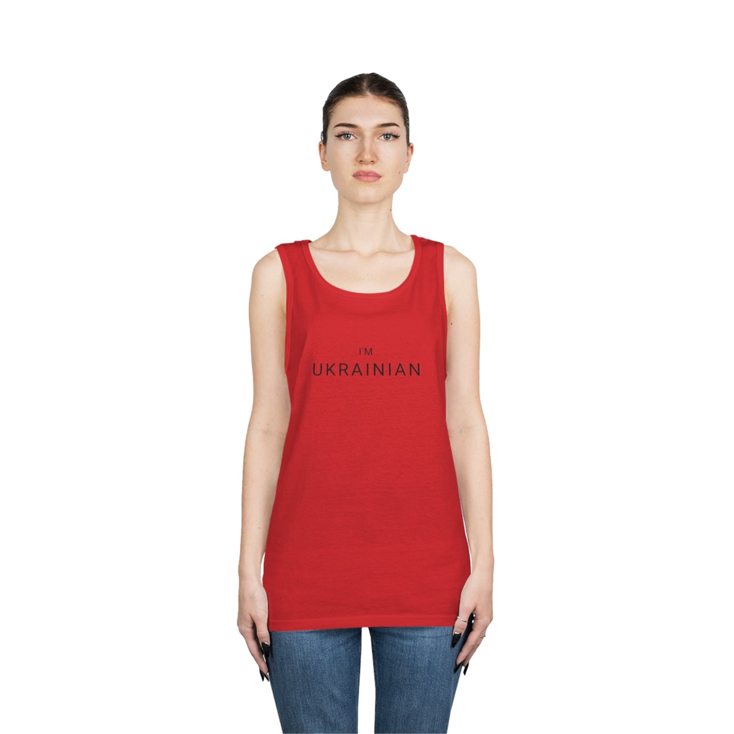 I'm Ukrainian - Unisex Heavy Cotton Tank Top