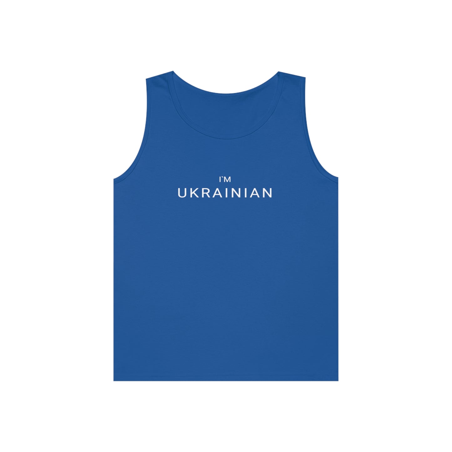 I'm Ukrainian - Unisex Heavy Cotton Tank Top