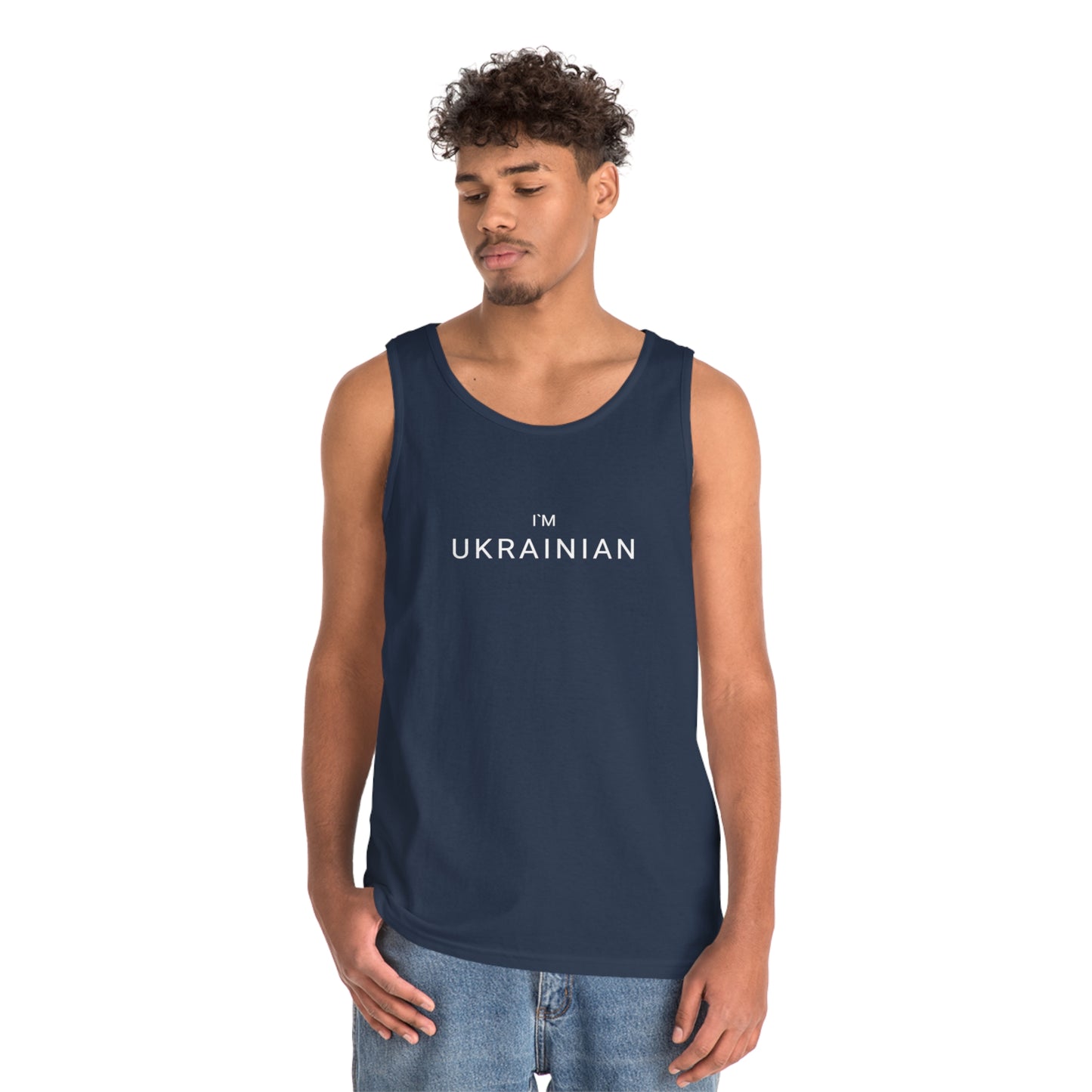 I'm Ukrainian - Unisex Heavy Cotton Tank Top