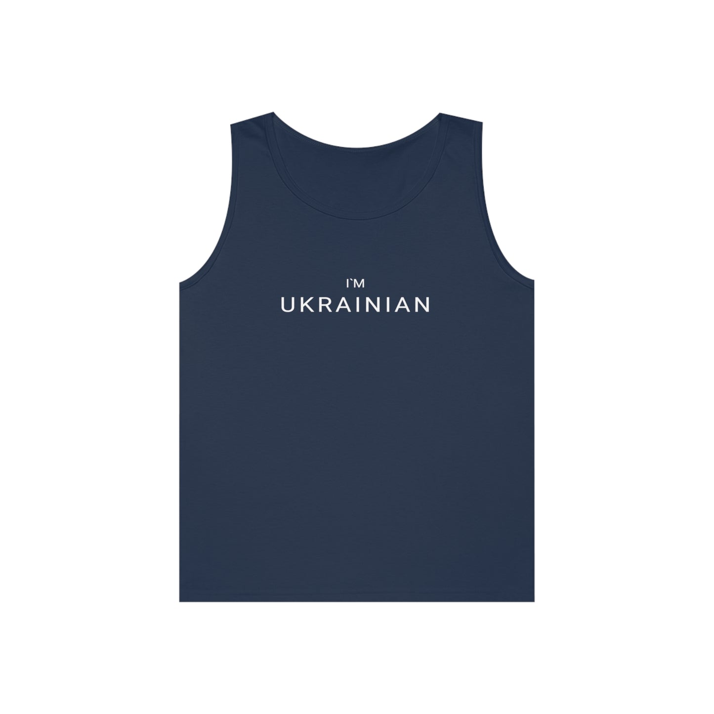 I'm Ukrainian - Unisex Heavy Cotton Tank Top