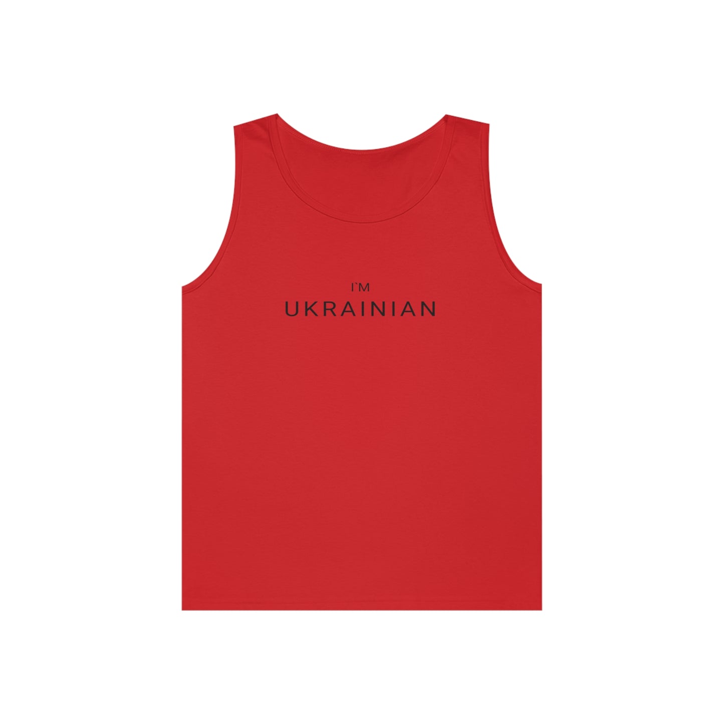 I'm Ukrainian - Unisex Heavy Cotton Tank Top