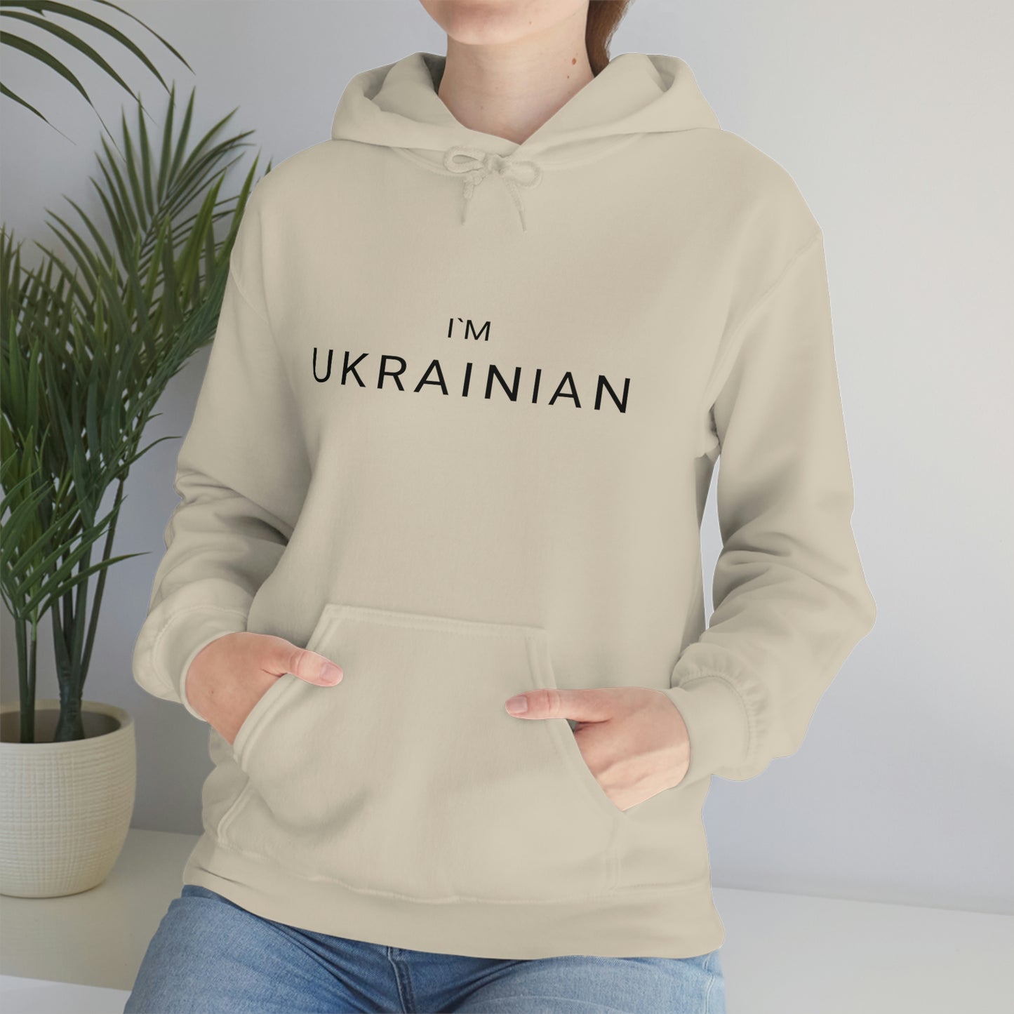 I'm Ukrainian Hooded Sweatshirt