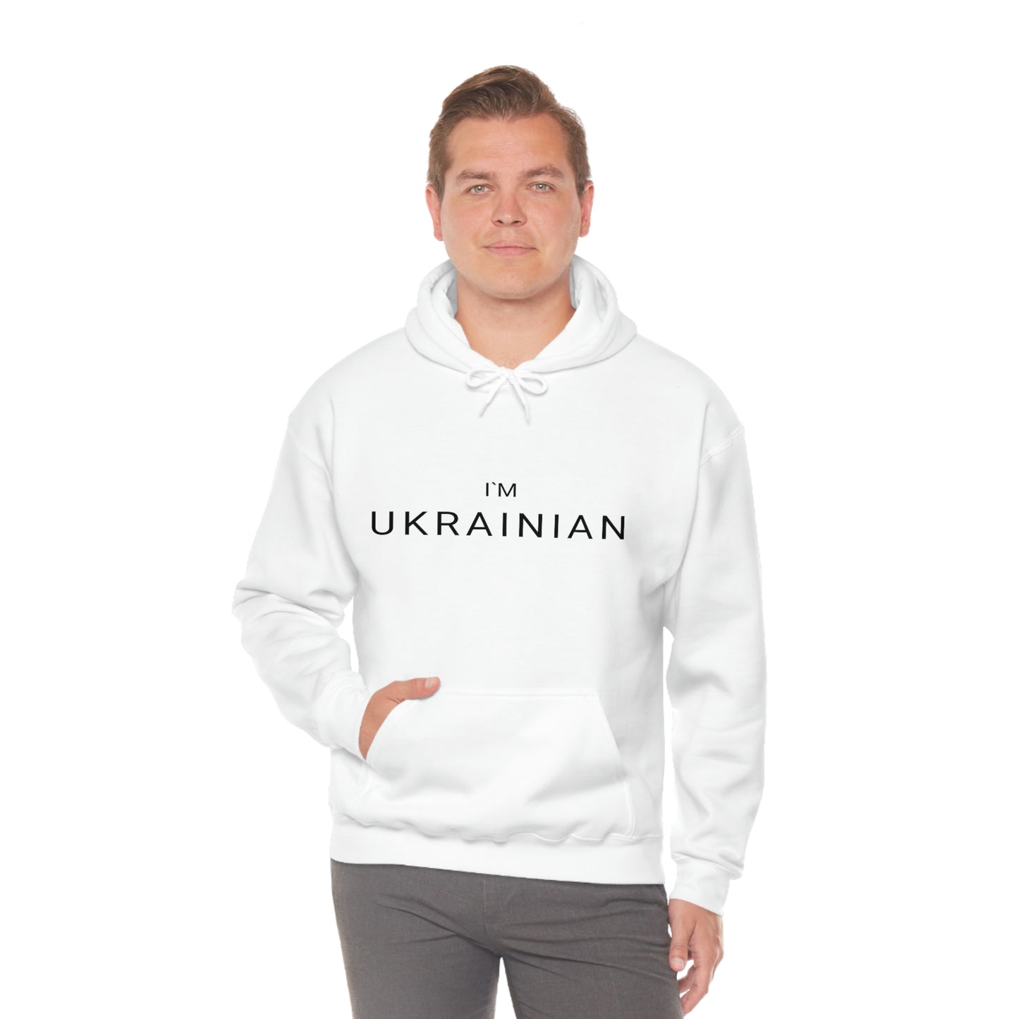I'm Ukrainian Hooded Sweatshirt