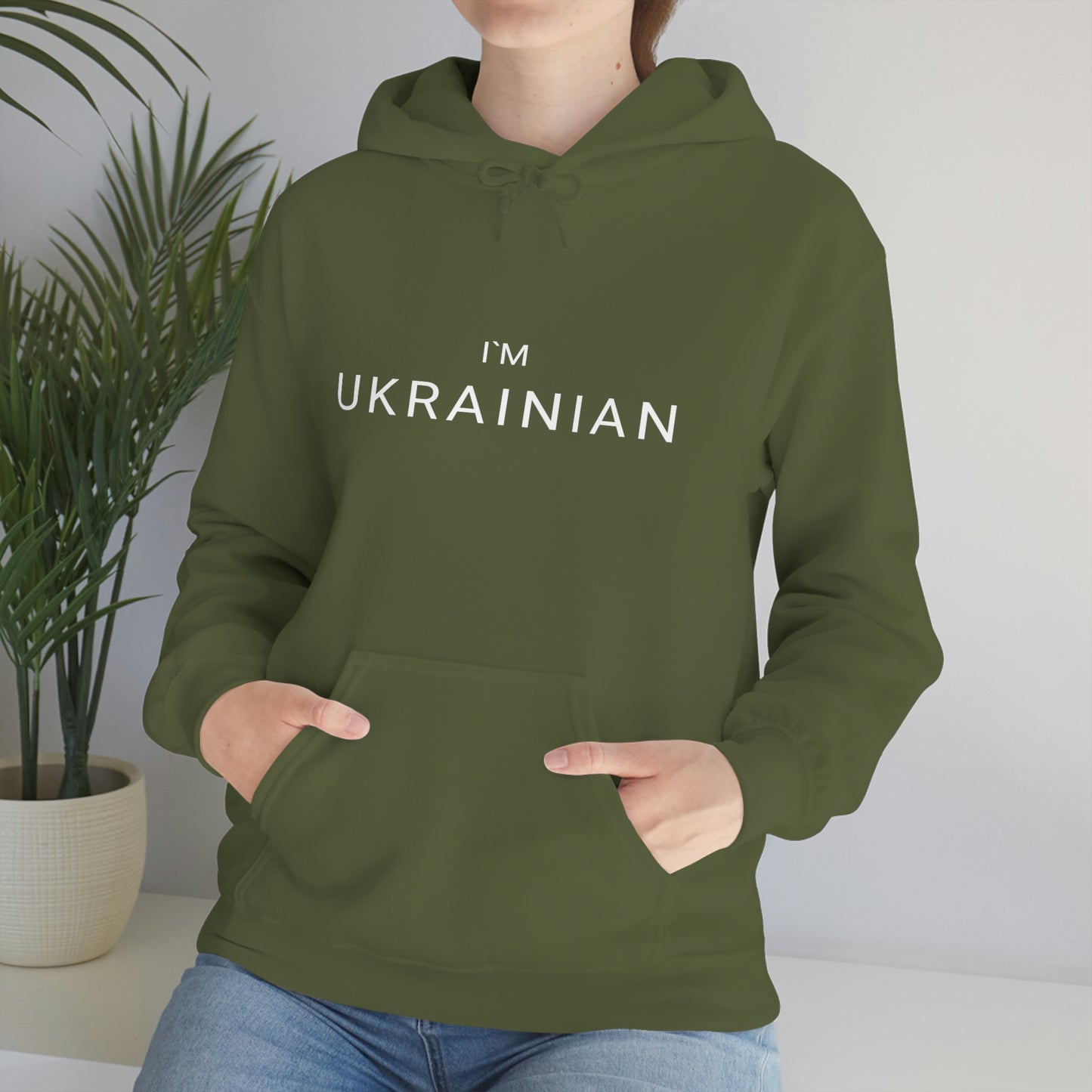 I'm Ukrainian Hooded Sweatshirt