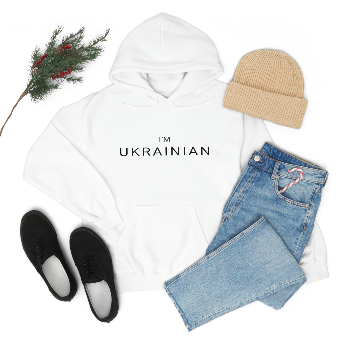 I'm Ukrainian Hooded Sweatshirt