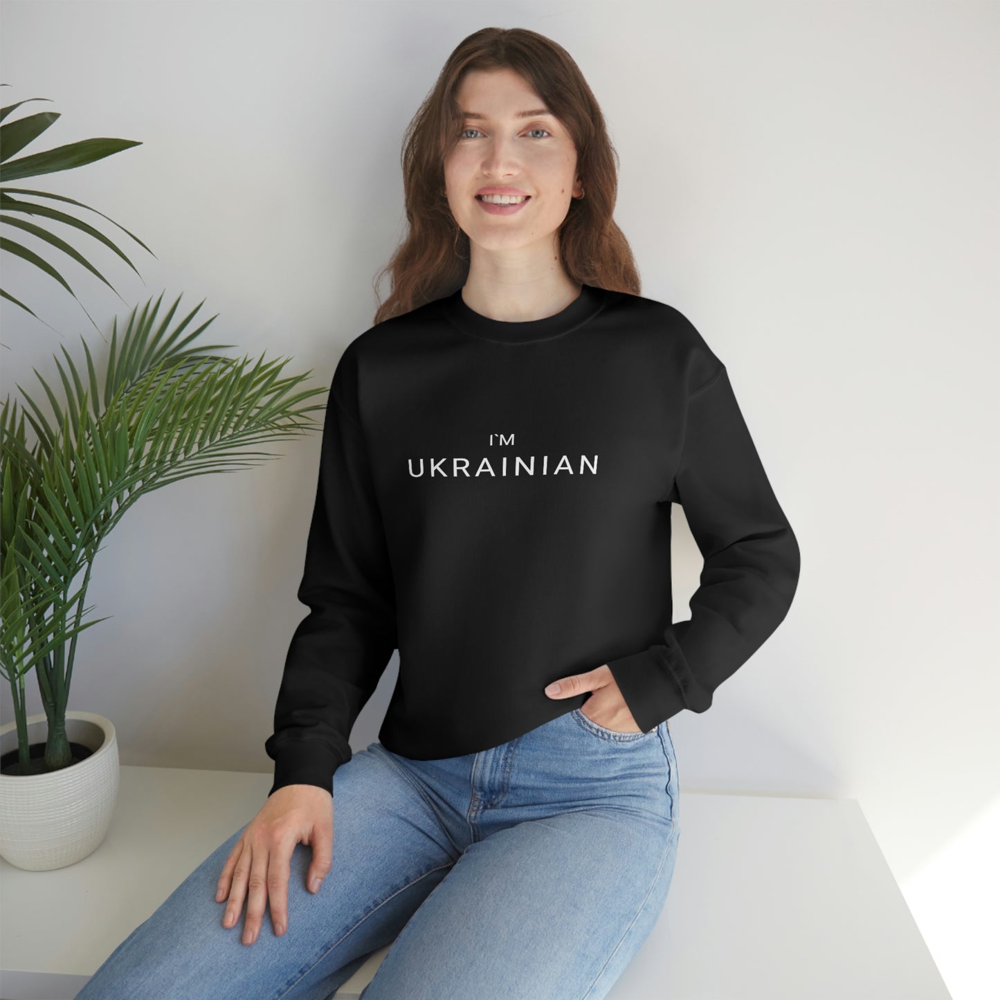 I'm Ukrainian Crewneck Sweatshirt