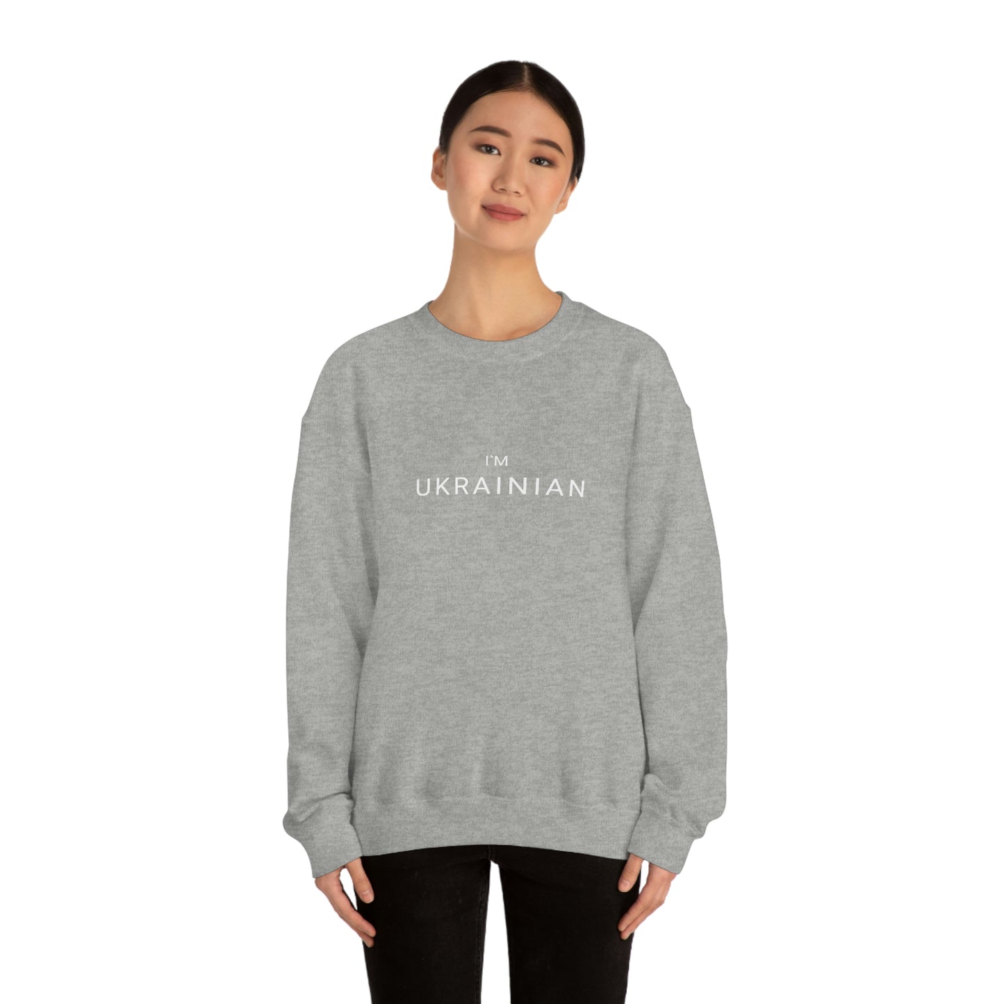 I'm Ukrainian Crewneck Sweatshirt