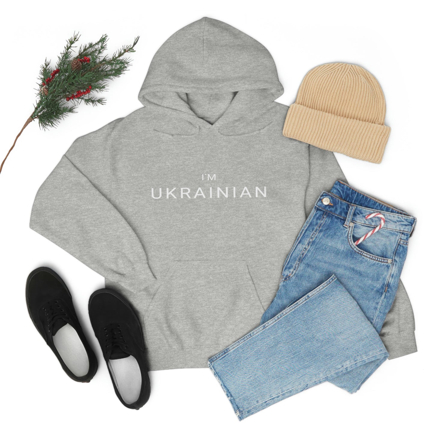 I'm Ukrainian Hooded Sweatshirt