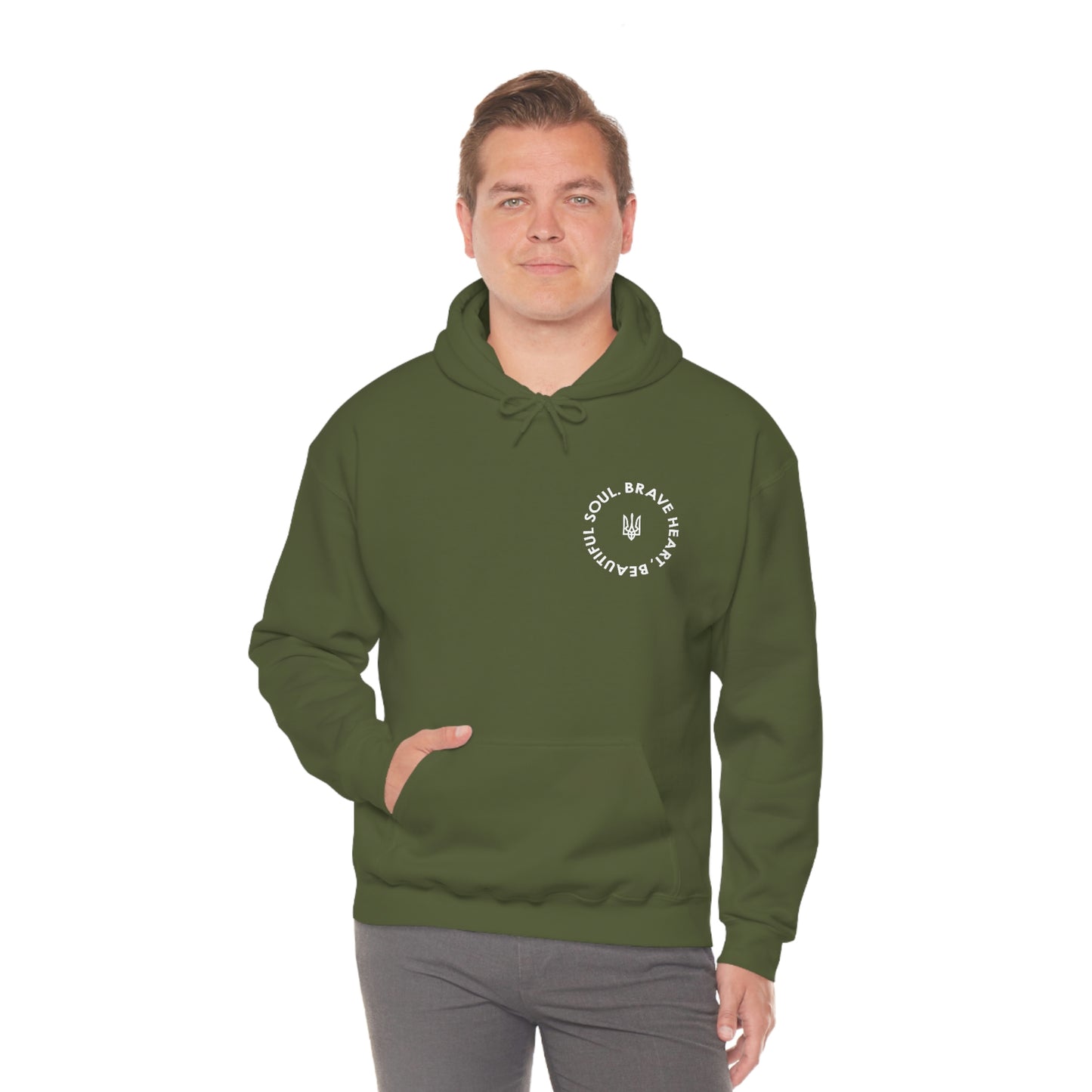 Brave Heart, Beautiful Soul Hooded Sweatshirt