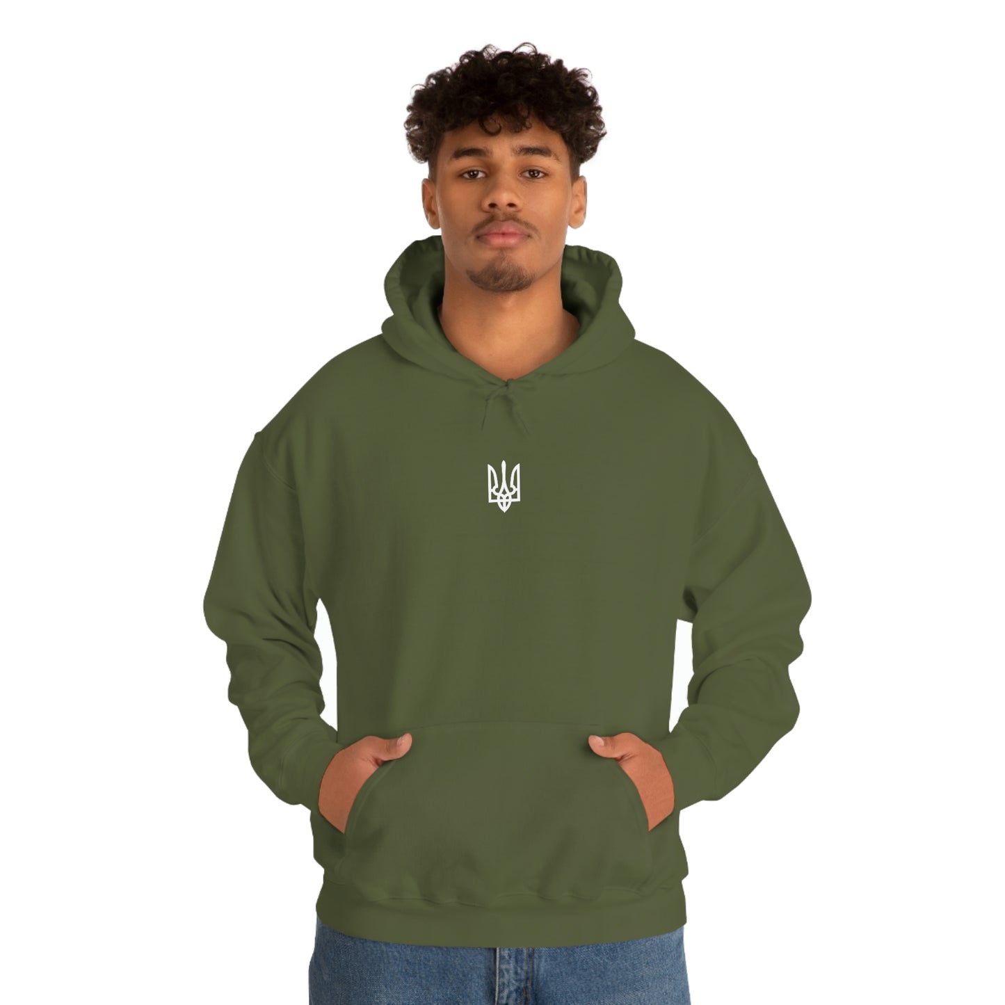 Ukrainian Trident Hooded Sweatshirt