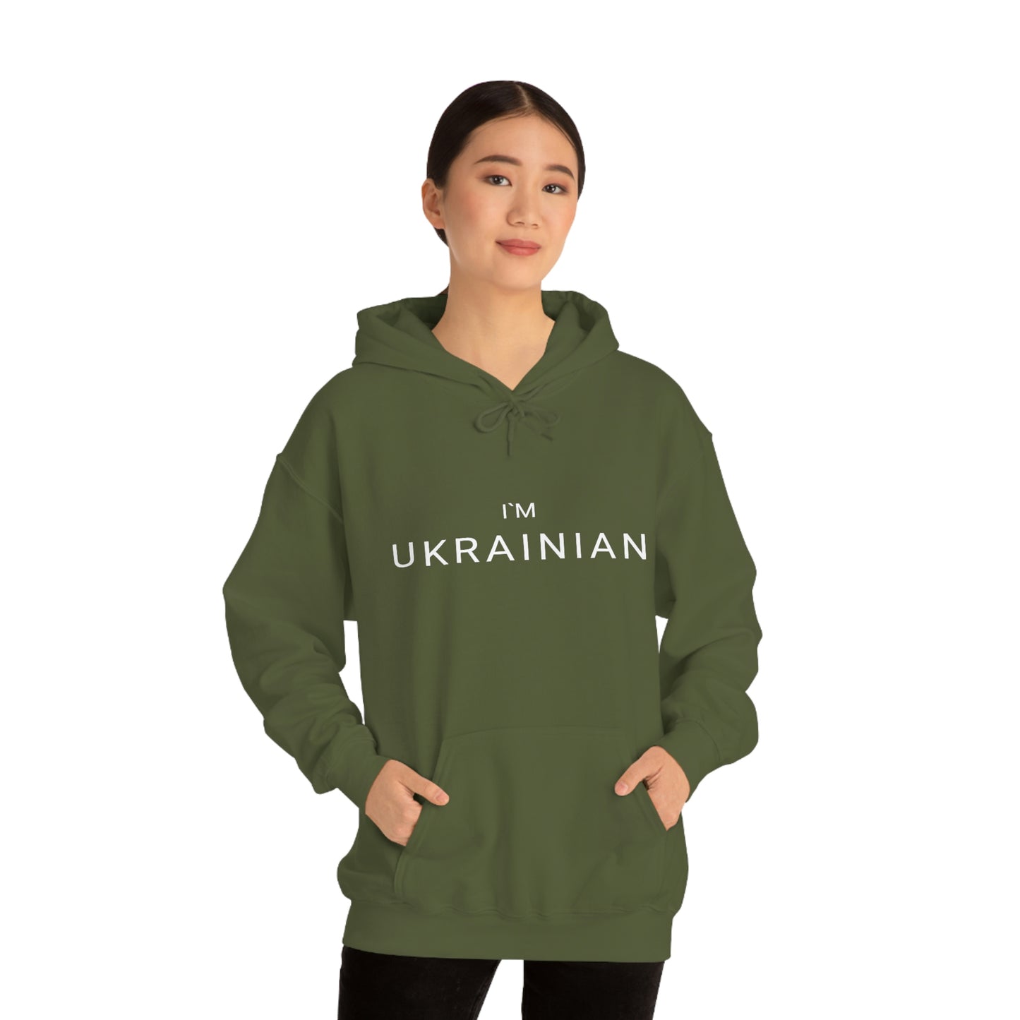 I'm Ukrainian Hooded Sweatshirt