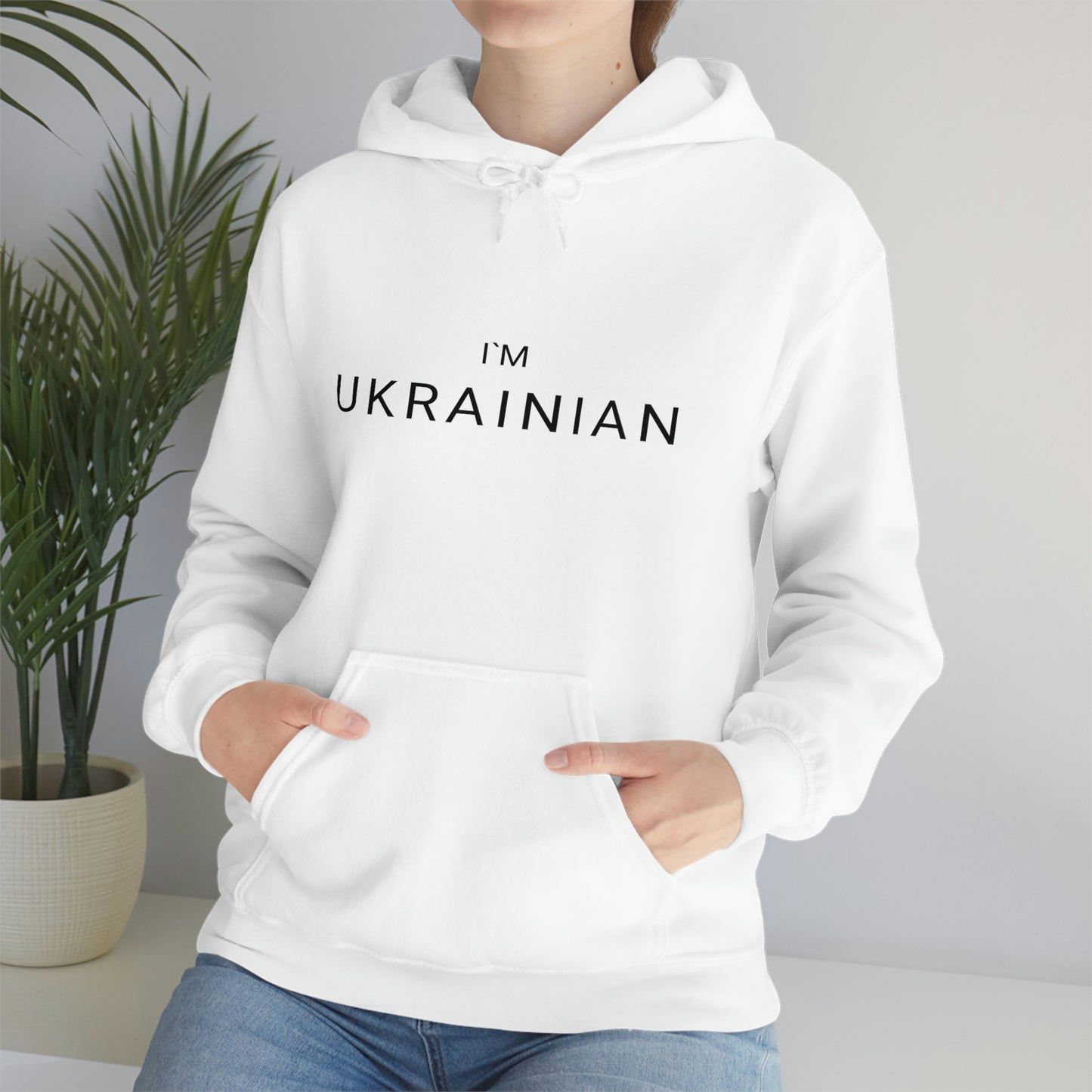 I'm Ukrainian Hooded Sweatshirt