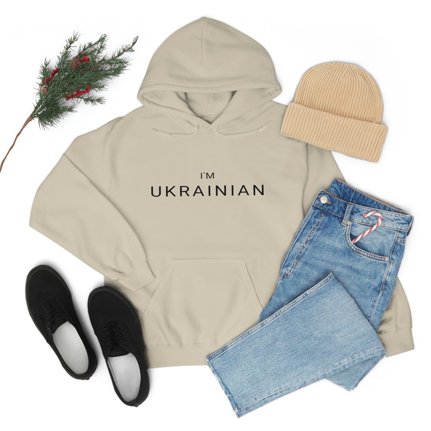 I'm Ukrainian Hooded Sweatshirt