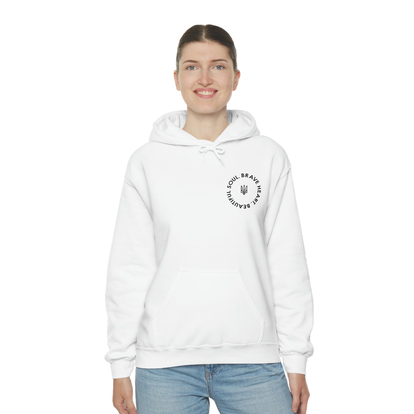 Brave Heart, Beautiful Soul Hooded Sweatshirt