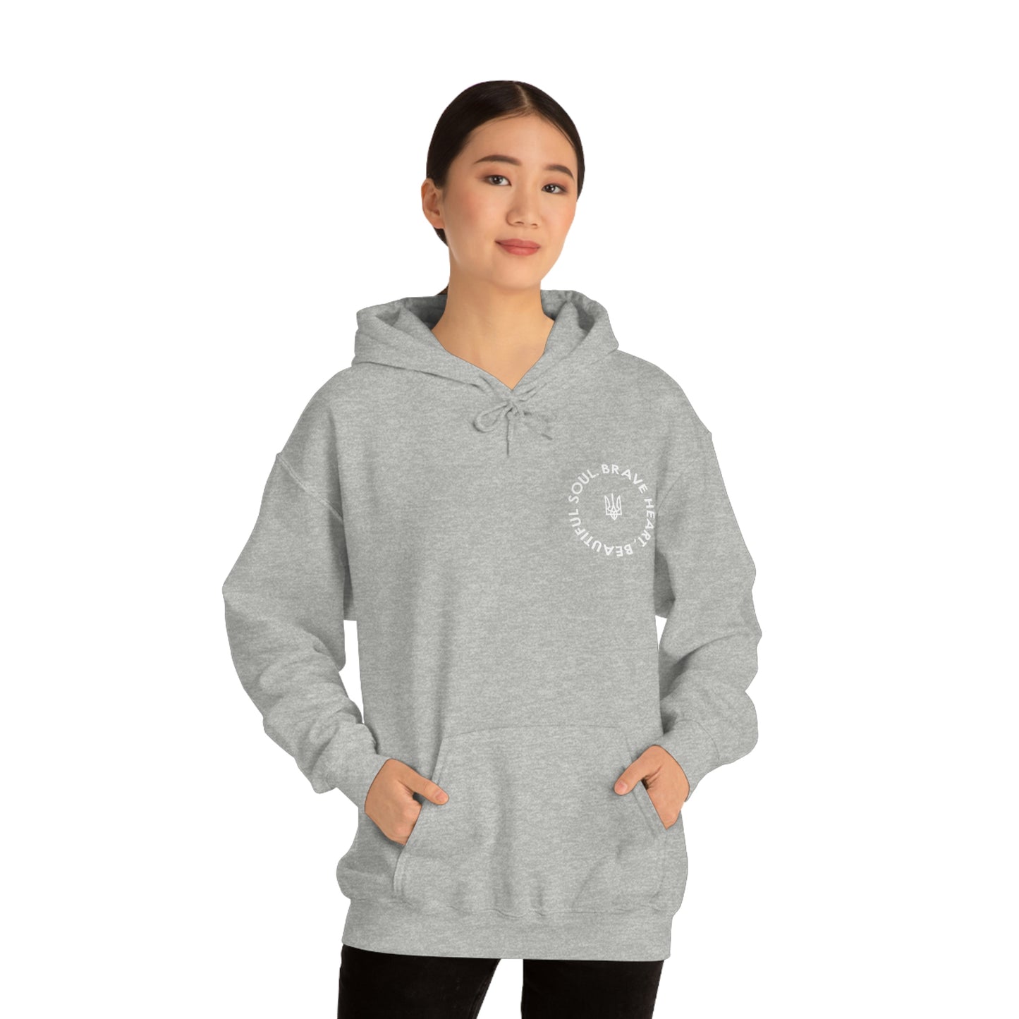 Brave Heart, Beautiful Soul Hooded Sweatshirt