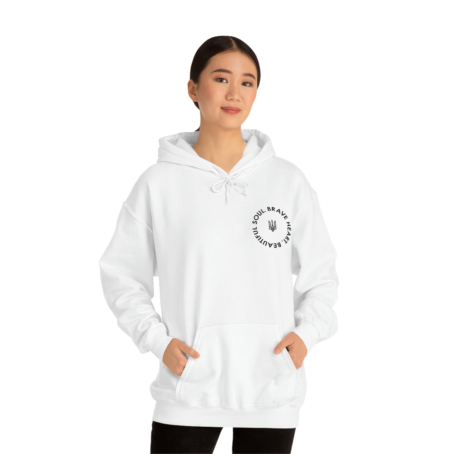 Brave Heart, Beautiful Soul Hooded Sweatshirt