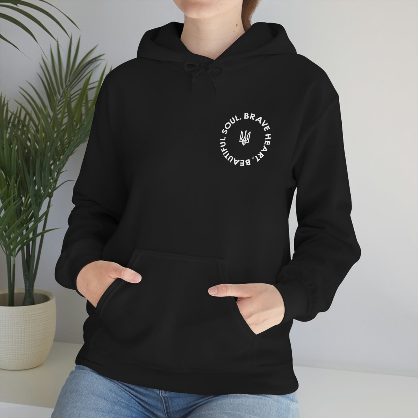 Brave Heart, Beautiful Soul Hooded Sweatshirt